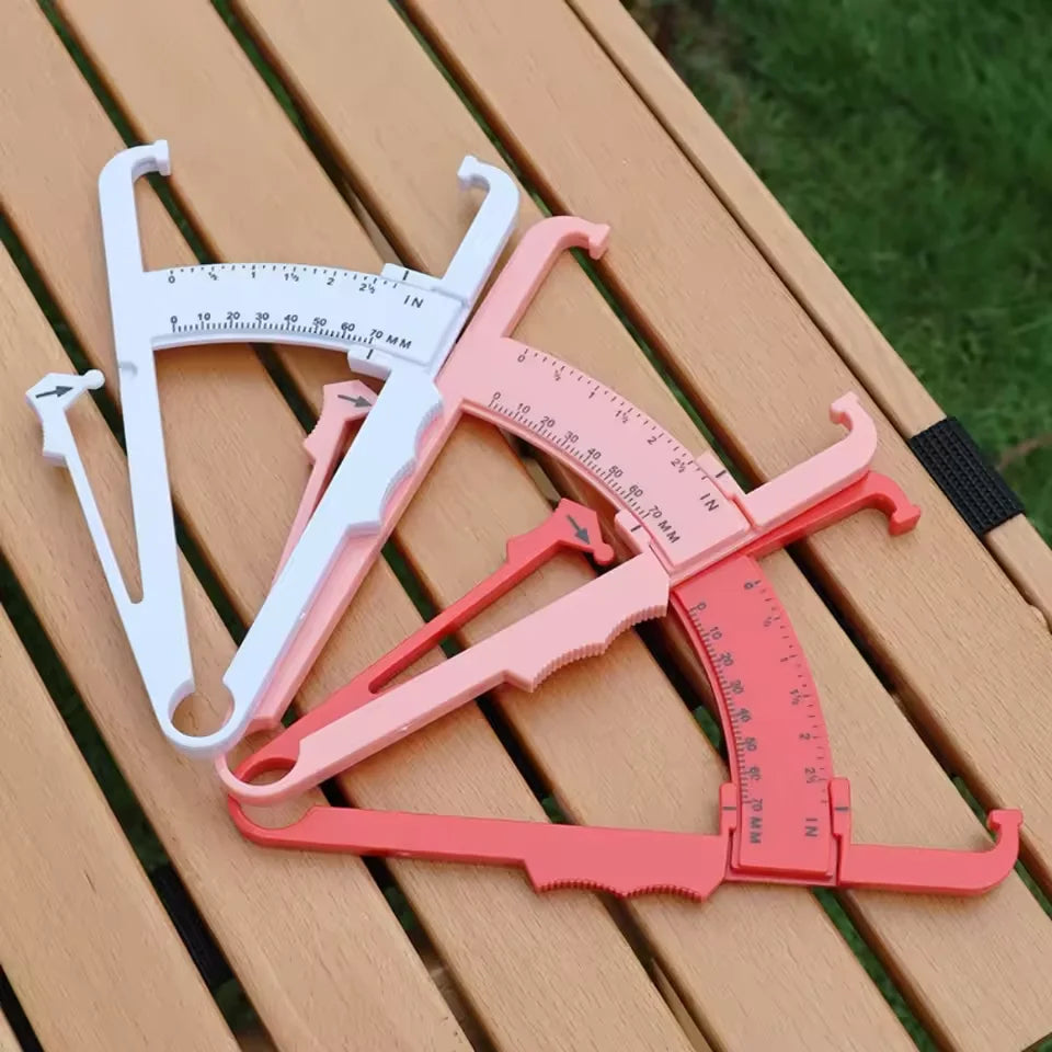 Clamp Fat Clip Body Weight Loss Tester Fat Thickness Measuring Ruler Body Fat Weight Loss Measuring Caliper Tape Measuring Tool