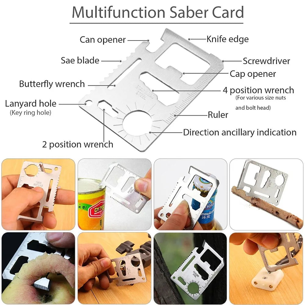 Professional Car Survival First Aid Kit Outdoor Camping Hiking First Aid Kit Emergency Gear Outdoor SOS Wilderness Adventure
