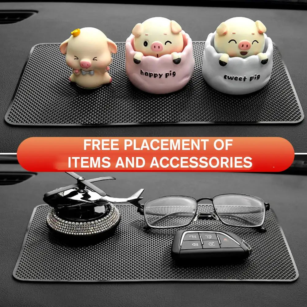 New Car Dashboard Sticky Anti-Slip PVC Mat Auto Non-Slip Sticky Gel Pad Car Styling Interior for Phone Sunglasses Holder