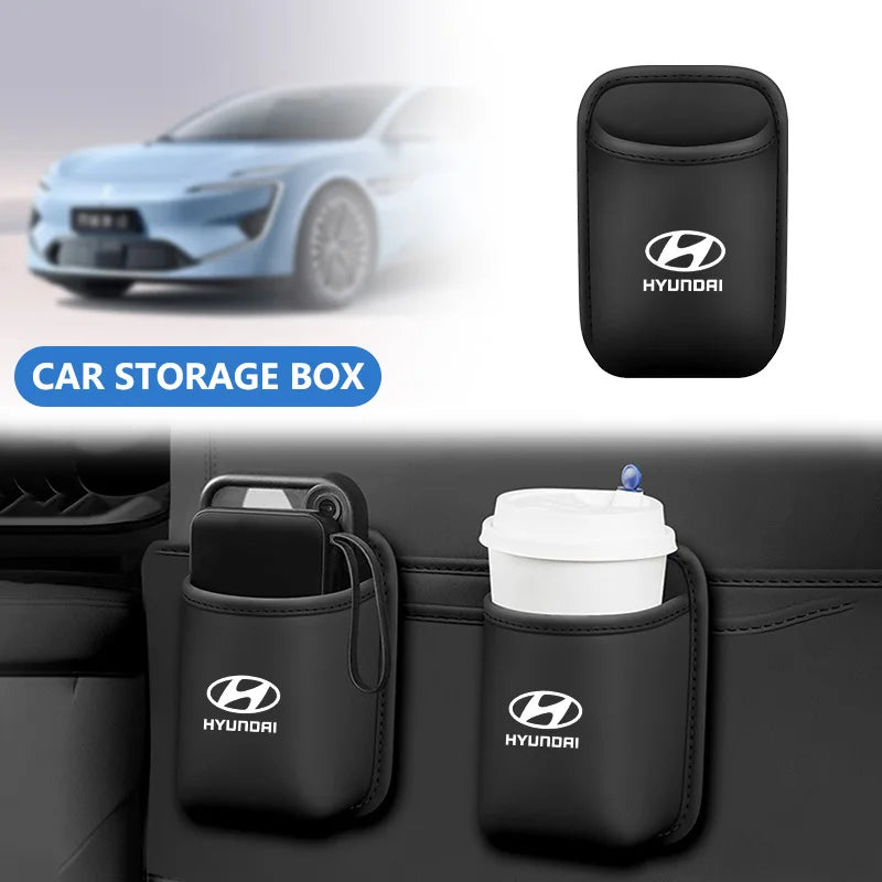 New Car Cup Car Rear Seat Cup Hanging Beverage Storage Bottle Rack For hyundai i10 i20 i30 i40 ix35 N line Kona Santafe Sonata