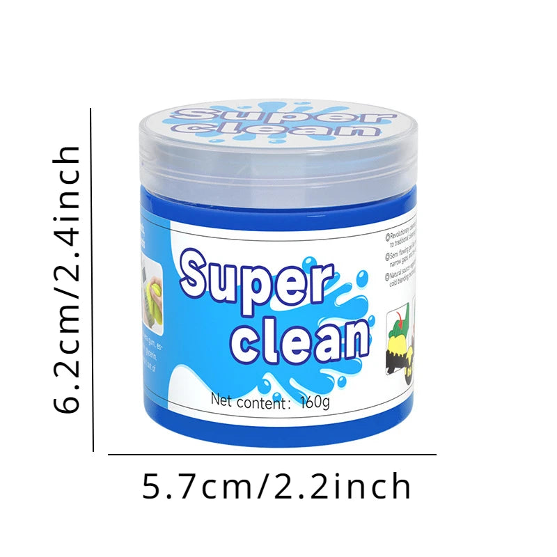 Car Cleaning Gel Air Vent Dashboard Laptop Keyboard Magic Car Wash Interior Dust Dirt Mud Gap Reusable Cleaning Slime Wash Tool
