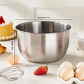 Stainless Steel Mixing Bowl Deep Design Cooking Baking Cake Bread Salad Egg Beater Basin Fruit Container  Cooking Tools〔CC11〕