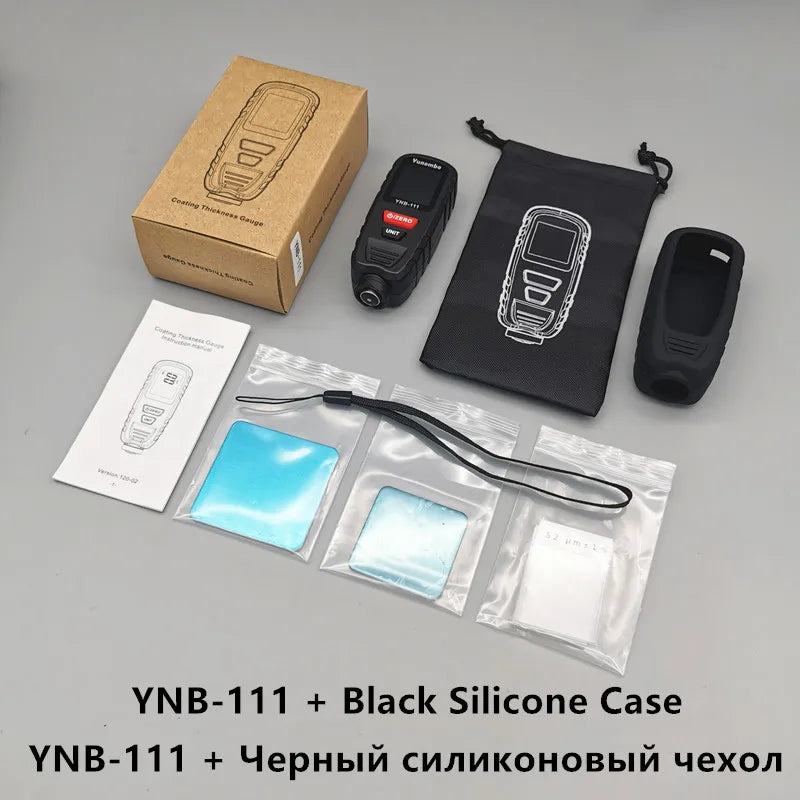 Yunombo YNB-111 Fe NFe Fe+Zn Mini Car Paint Thickness Tester Coating Thickness Gauge Film Thickness Meter