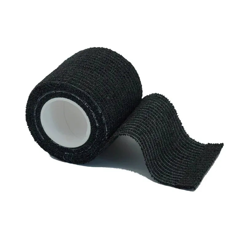 3/6/12/24Pcs Black White Sport Self Adhesive Elastic Bandage Wrap Tape Elastoplast For Knee Support Pads Finger Ankle Palm
