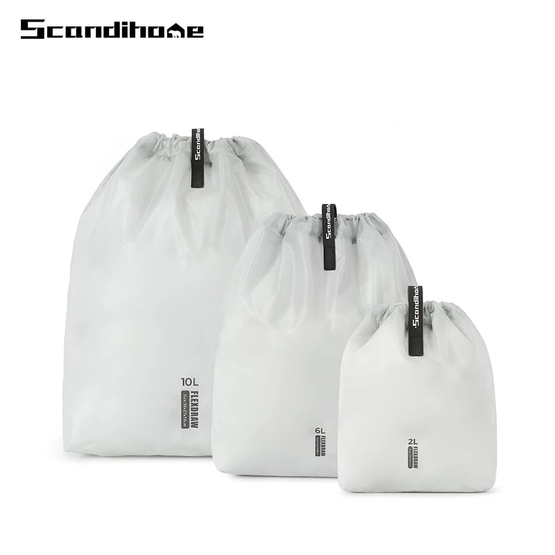 Large Capacity Waterproof Storage Bag for Clothes Travel Organizer Pouch with Multiple Pockets for Outdoor Hiking Camping