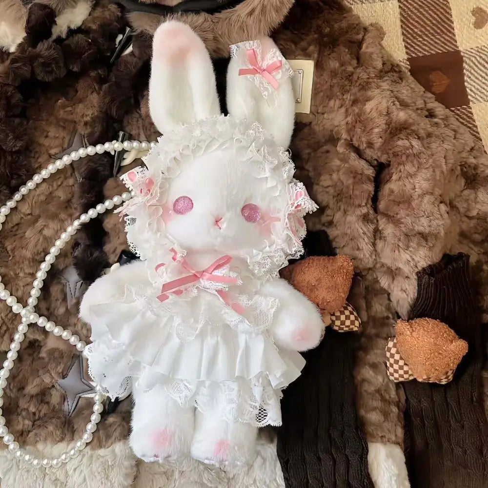 Cute Bunny Bag Princess Lolita Shoulder Bag Pearl Chain Sweet Crossbody Bags