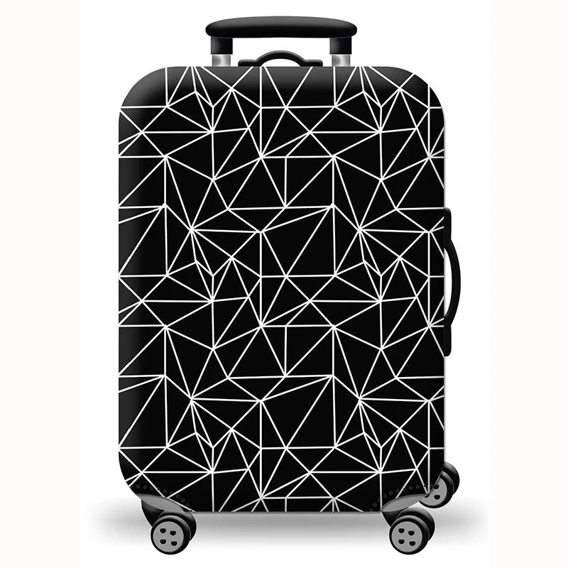 Hot Thick Elastic World Luggage Protective Cover Zipper Suit for 18-32 Inch Bag Suitcase Covers Trolley Cover Travel Accessories