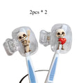 Portable Toothbrush Head Cover with Skull Pattern, Storage Case, Toothbrush Protective Cover Holder For Travel, Outdoor Trips.