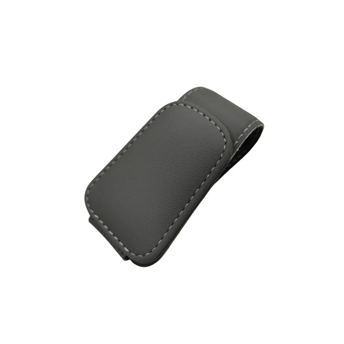 Magnetic Leather Sunglass Holder Eyeglass Hanger Clip for Car Sun Visor Suitable for Different Size Eyeglasses