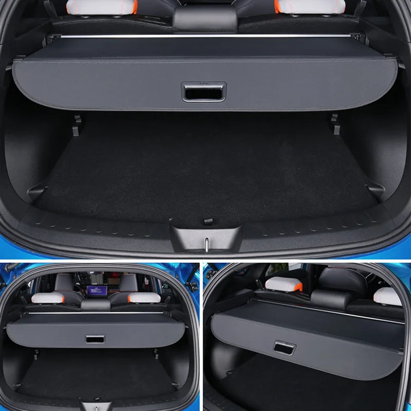 Trunk Curtain Cover Organizer For Toyota C-HR CHR 2016-2022 SUV Rear Rack Partition Shelter Shield Shade Luggage Cargo Storage