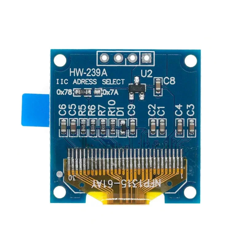 0.96 inch oled IIC Serial White OLED Display Module 128X64 I2C SSD1306 12864 LCD Screen Board GND VDD SCK SDA for Arduino