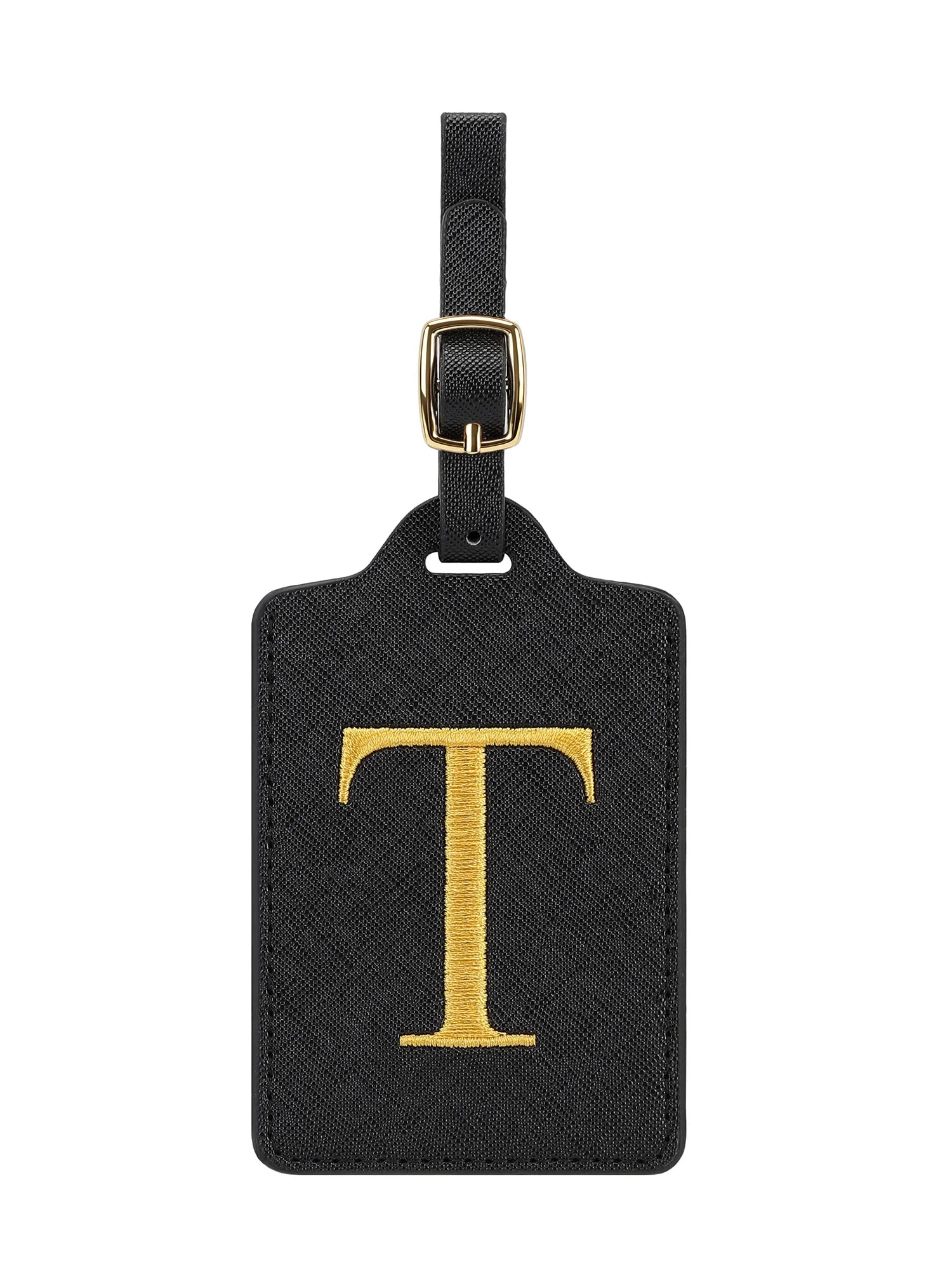 Premium Leather Business Luggage Tag Luggage Address Label Carry-on Luggage Label Name ID and Address Folder Travel Accessories