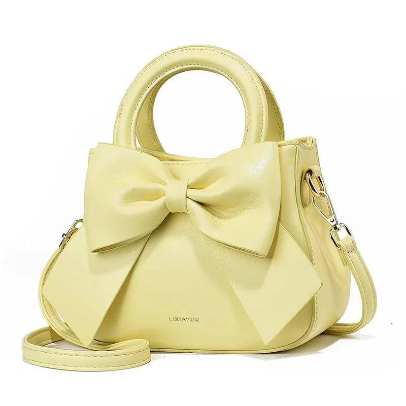 Fashionable and stylish single-shoulder handbag for women, new trendy high-end crossbody bag with bow, suitable for commuting, d