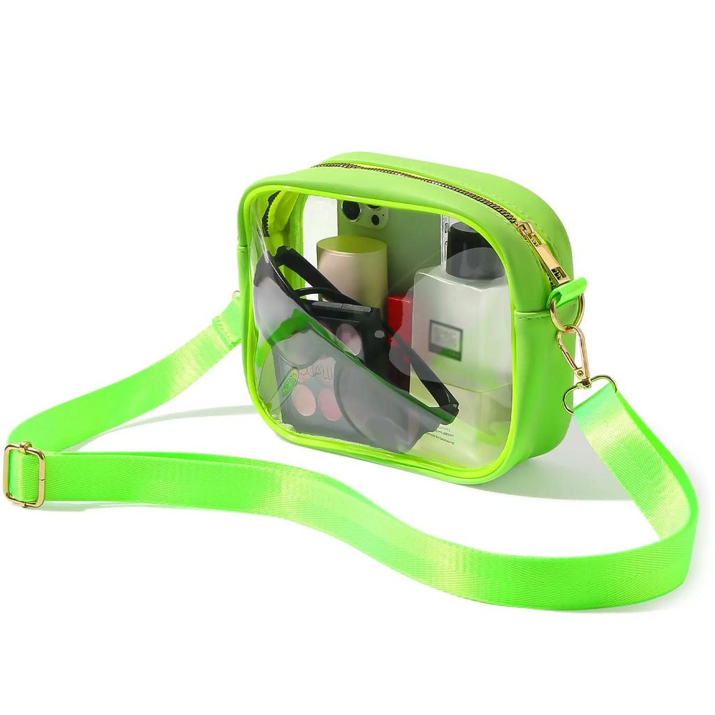 Clear Bag Stadium Approved, Crossbody Transparent Bag for Concerts Sports Events, Purses for Men & Women