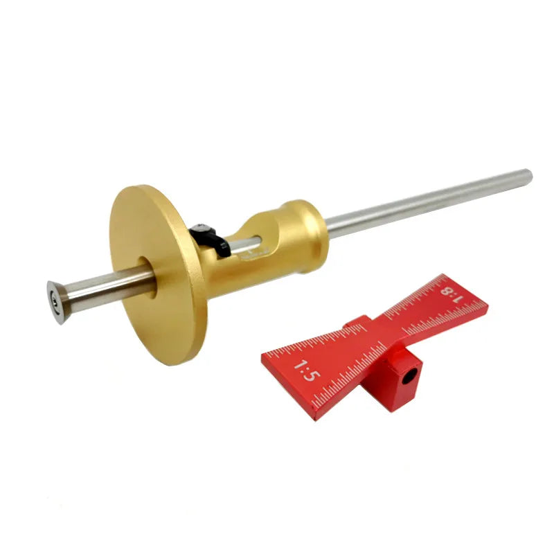Dovetail Jig Wheel Marking Gauge Tool Set Wood Scribe Tool Woodworking Parallel Line Drawing Mortise Marking Gauge W/ Blade