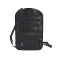 RFID Blocking RFID Passport Bag Multi-Pockets Anti-theft Passport Document Bag with Adjustable Neck Strap Waterproof