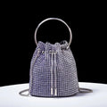 Women's bag bucket bags Women's inlaid diamond bag Fashion dinner women luxury single shoulder designer handbags