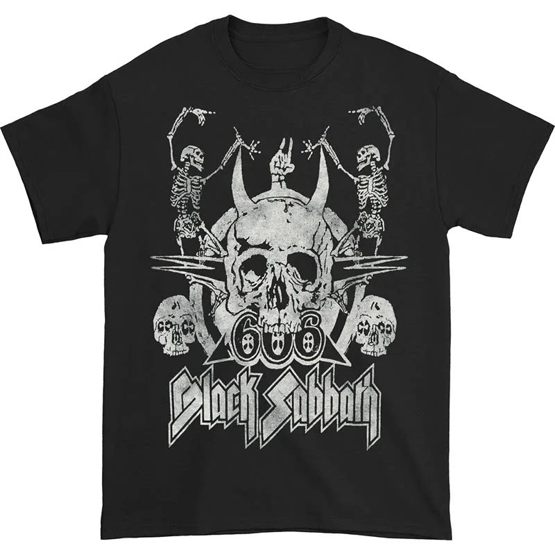 Black Sabbath Band Photo Casual T-shirt Men's and Women's Luxury Band Brand Top 2026 New