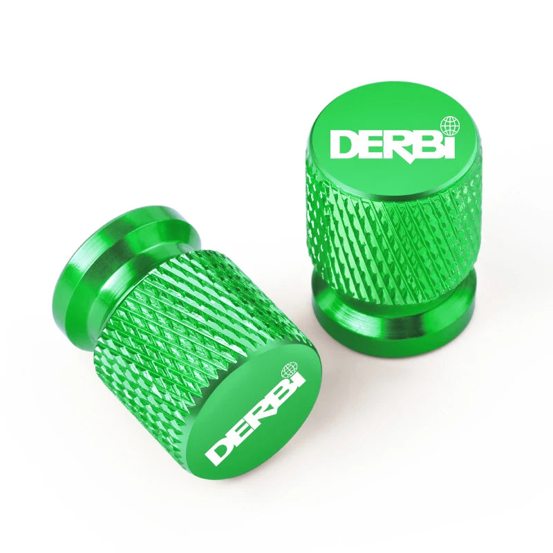 2PCS For DERBI EBE EBS D50B0 VARIANT SPORT R GPR Tire Valve Caps Wheel Tyre Cover CNC Aluminum Alloy Accessories