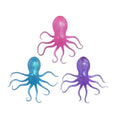 Glitter Octopus Squishy Toy Soft Stress Relief Fidget Toy Squeeze Jellyfish Squishy Compression Decompression Toy for Kid Adults