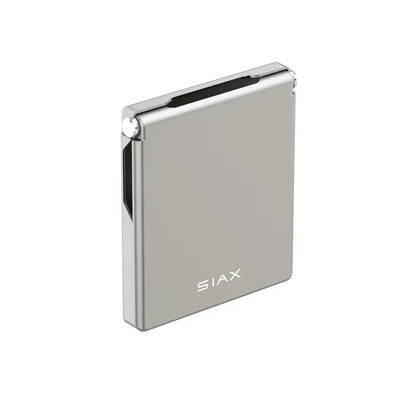 SIAX Fold Ultra-Thin Foldable In-ear Earphones Bluetooth Paper-Thin Portable Headset 2in1 Clip-On Phone Case with Earphones Gift