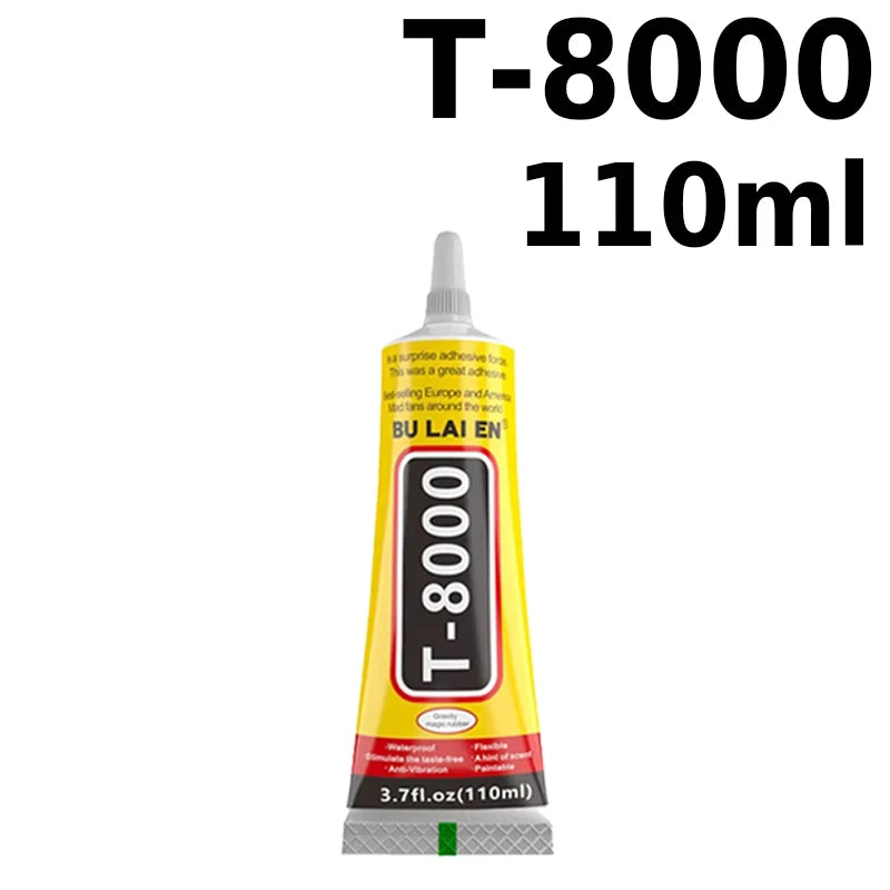 T8000 Precision Glue Jewelry Rhinestone Shoe Phone Repair DIY T7000 Adhesive Crystal Clothes Textiles Logo Patches Leather Bond