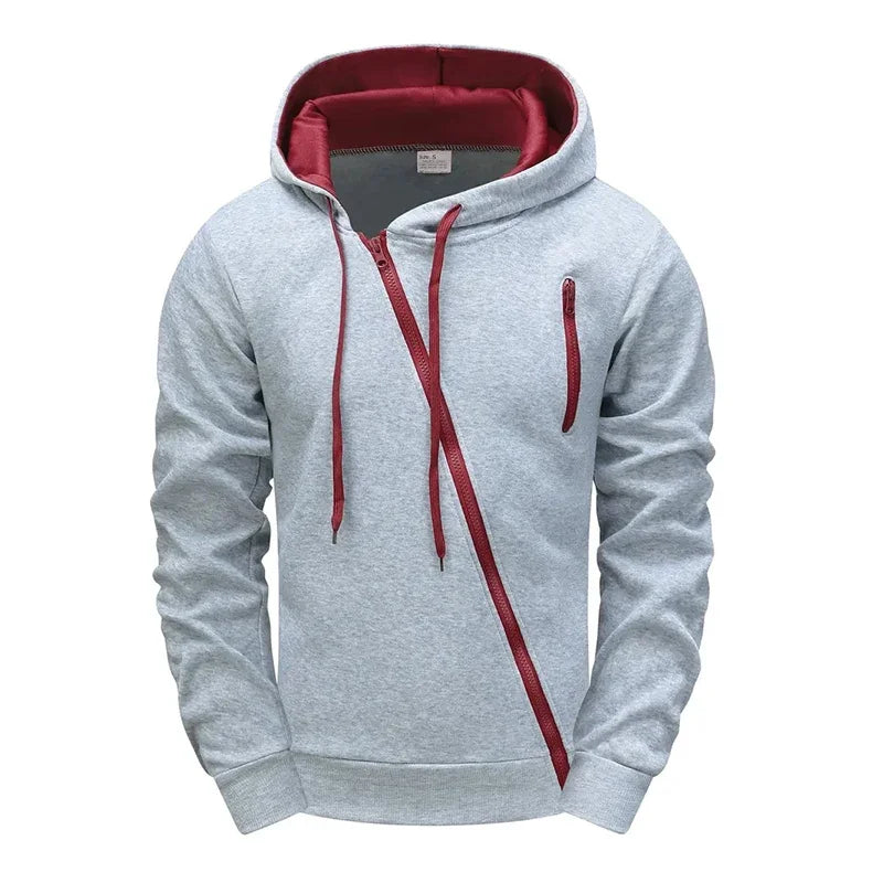 Men's Jacket Tracksuit Solid Color Casual Zipper Sweatshirts Coat Sports Jogging Hoodie Clothing Autumn Winter Single Tops Pants