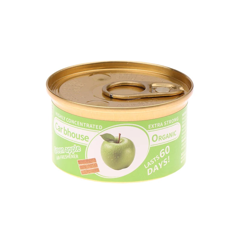 Car Aromatherapy Wooden Blocks Canned Shaped Deodorizing Fiber Air Freshener Auto Aromatherapy Car Interior Deodorant Supplies