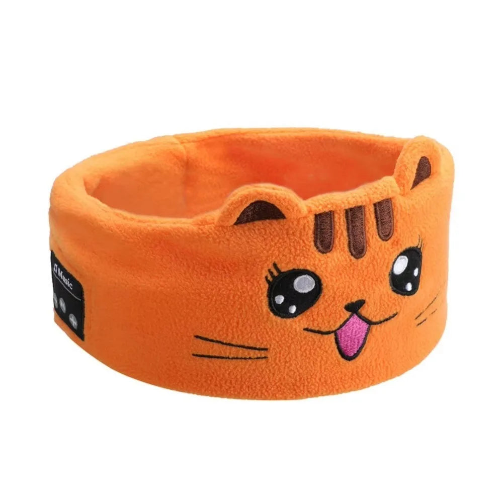 Soft Bluetooth Headphones Eye Mask Thin Speakers Elastic Eye Mask Children's Sleep Earphones Comfortable Wear Volume Limited