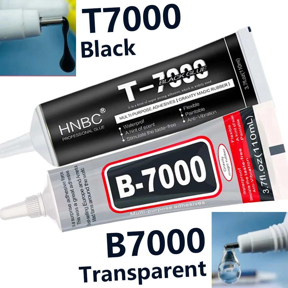 B-7000 Epoxy Resin Glue 15/50/110ml T-7000 Safety Material for Cell Phone Touch Screen Jewelry Craft Liquid Adhesive Repair Kit