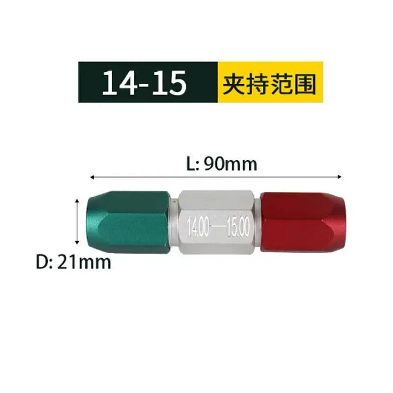 CNC Red Green Clamp Holder Needle Gauge Double Heads Pin Handle Go-and-not-go Plug Gauge Measuring Tool