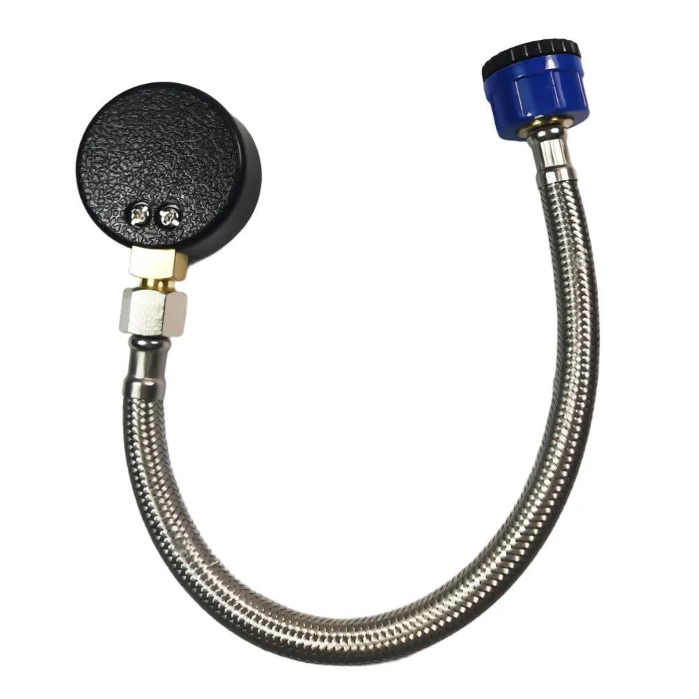 Tap Water Pressure Test Kit - Water Meter, Faucet, Water Heater, Piping 0-11 Bar 0-160 Psi Pressure Test