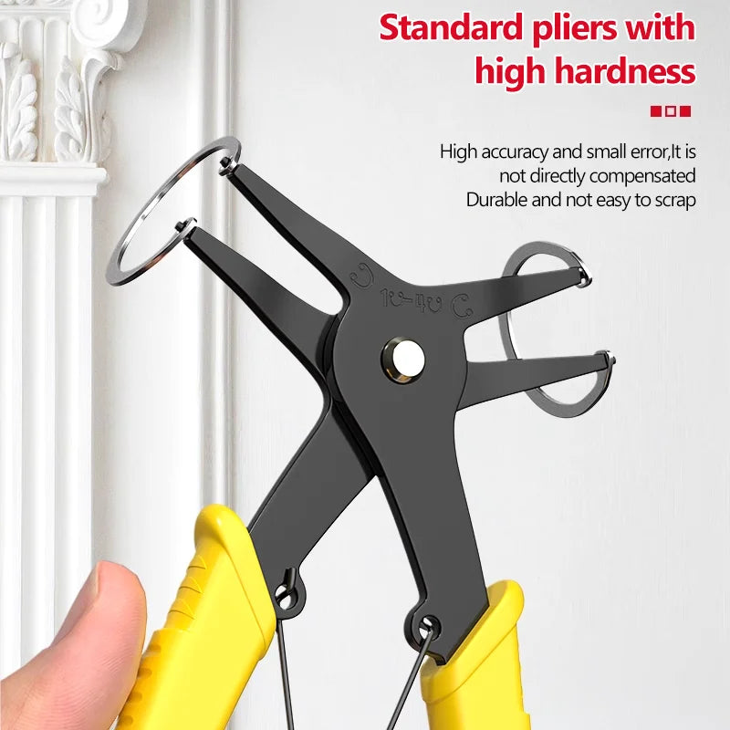 Internal And External Spring-loaded Pliers Dual-purpose Snap Rings 2-In-1 Mounting And Dismounting Tools Hardware