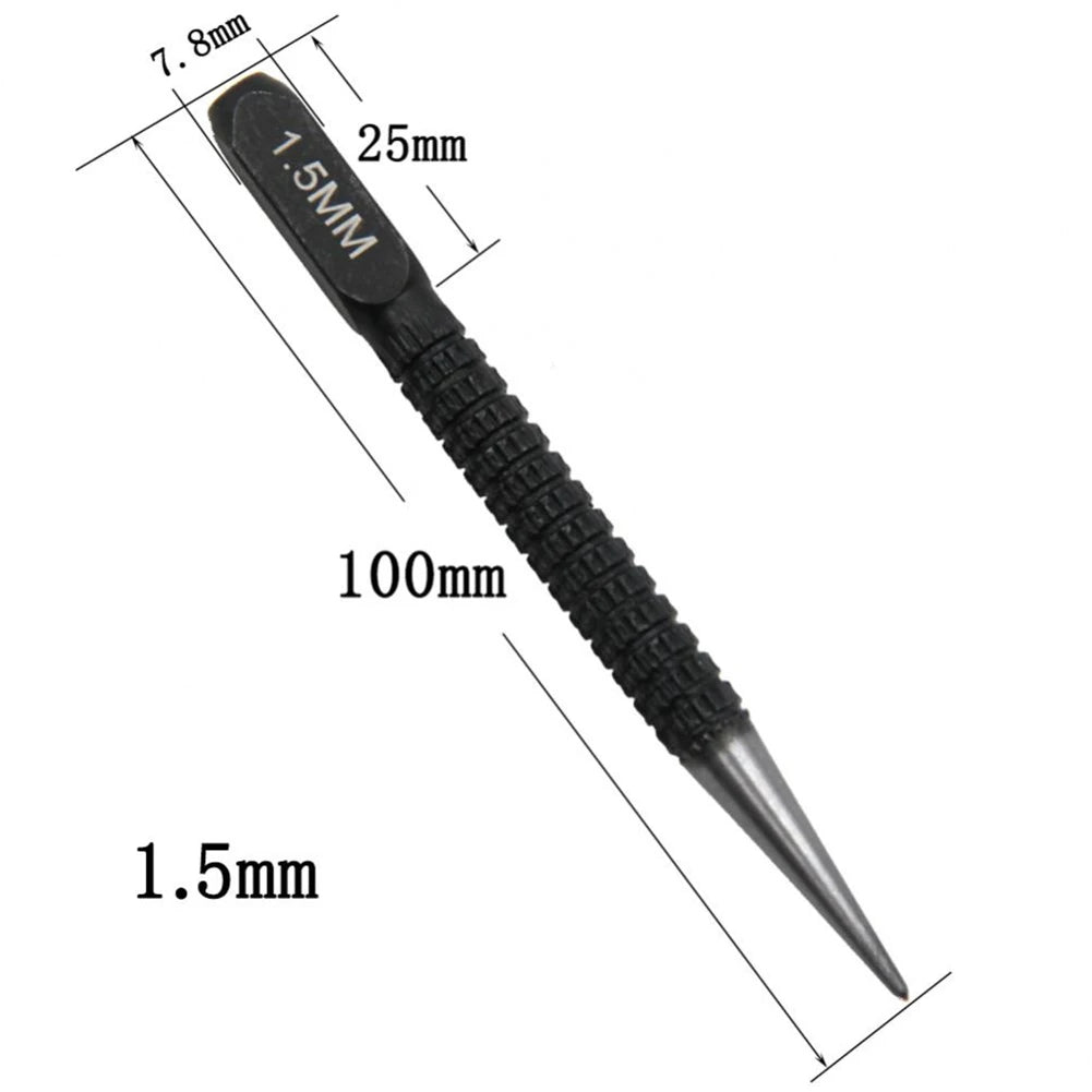 Marking Center Punch Positioning Strong Alloy Steel Glass Hand Tools Hole Pointer Wood 1.5/2/3mm Adjustable Hot