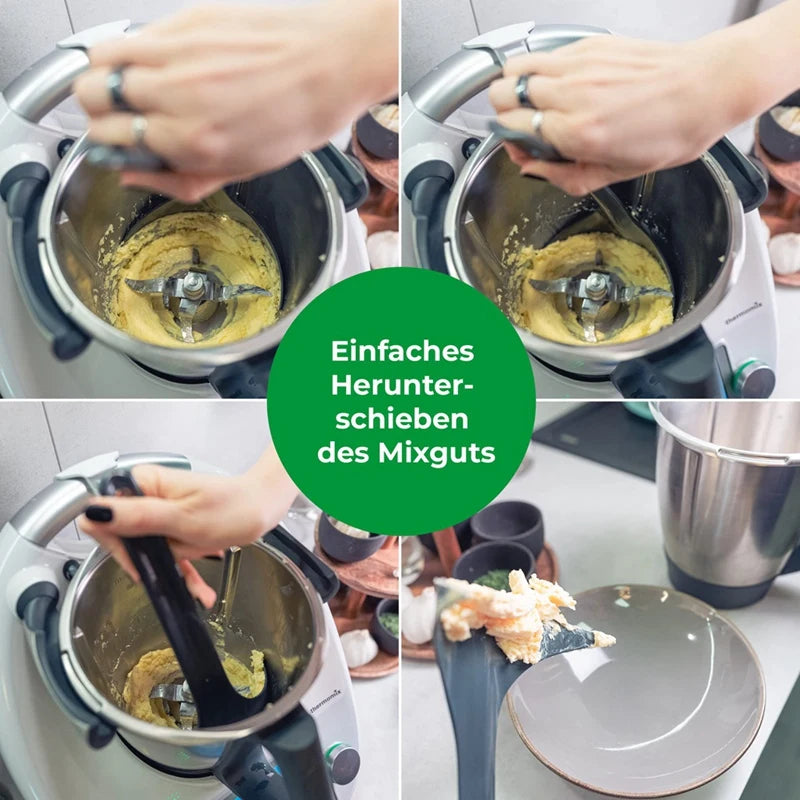 1PC Inner Wall Spatula For Thermomix TM5, TM6 Home Kitchen Pot Surface Cleaning Scraper Gadget Spatula With Practical Notch