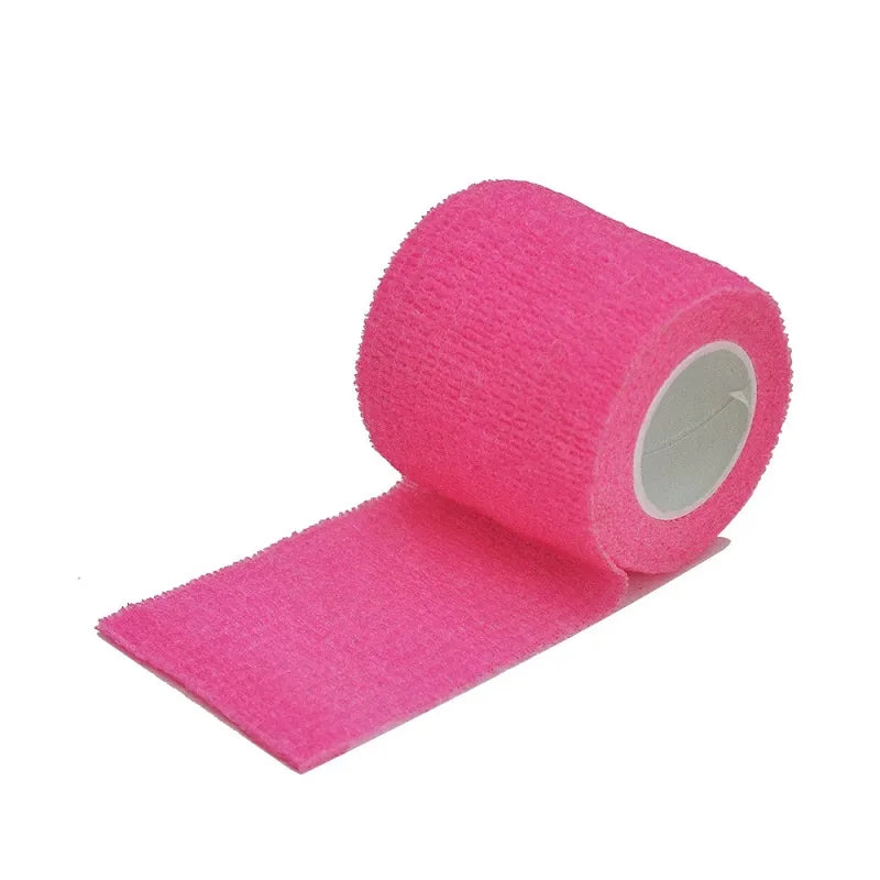 1-15pcs 2.5/5/7.5/10cm*4.8m Gauze Bandage Self-adhesive Breathable Elastic Bandages Sports Fixing Finger Wrist Leg Baby Care