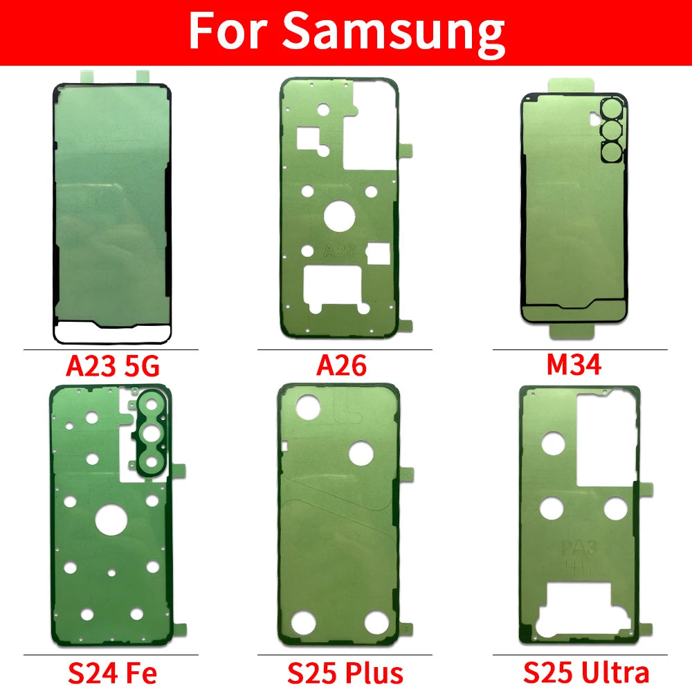 Waterproof Adhesive Sticker Back Housing Case Battery Cover Glue Tape For Samsung A16 4G A23 5G M34 S25 Plus S25 Ultra S26