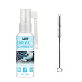 KJM Car AC Vent Cleaner Spray Dual Spray Nozzle Freshening Formula Dust Odor Remover Deep Clean For Vehicle Air Conditioner