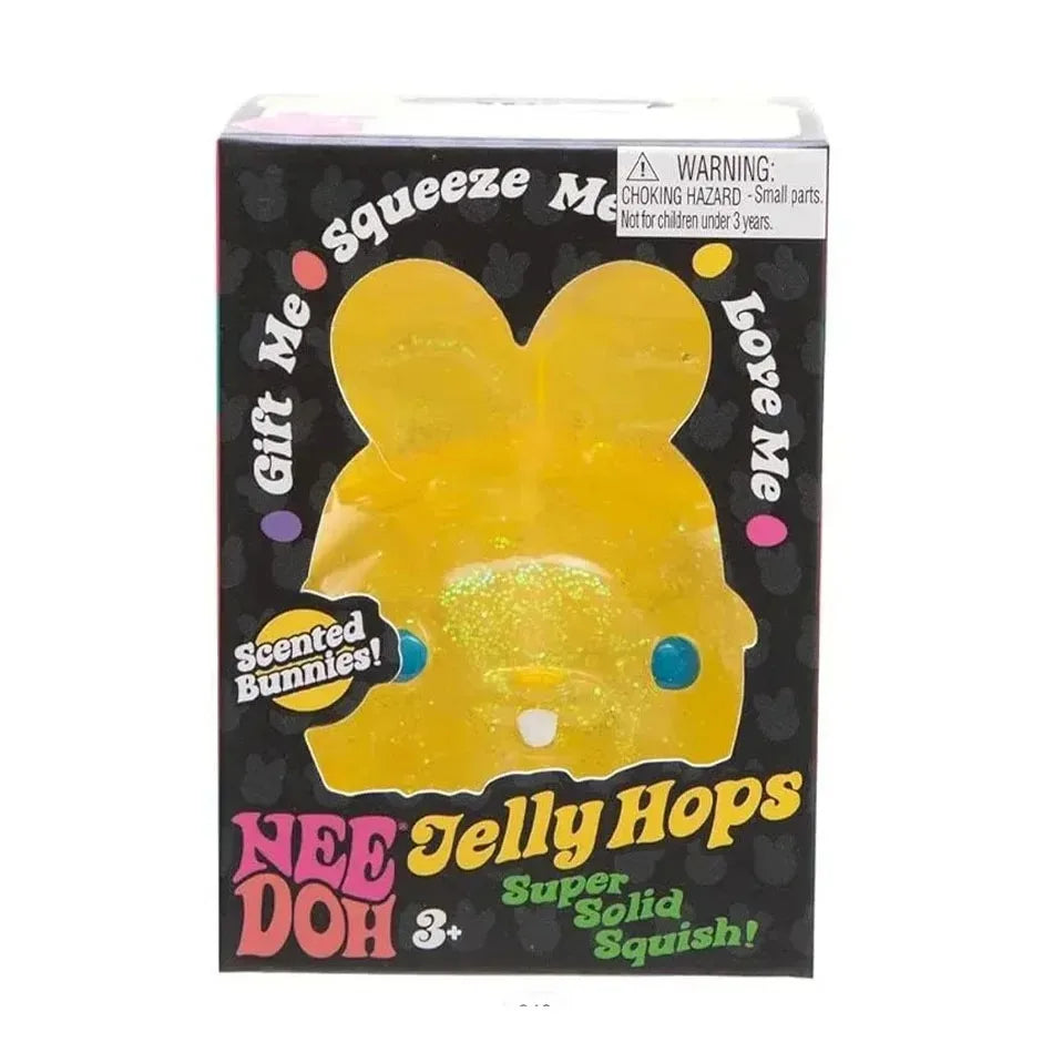 Needoh Cubo Sensorial Antiestrés Suave y Glutinoso Relleno de Gel, Bola Elástica, Caja Sorpresa de Hielo Suave, Rebote Lento