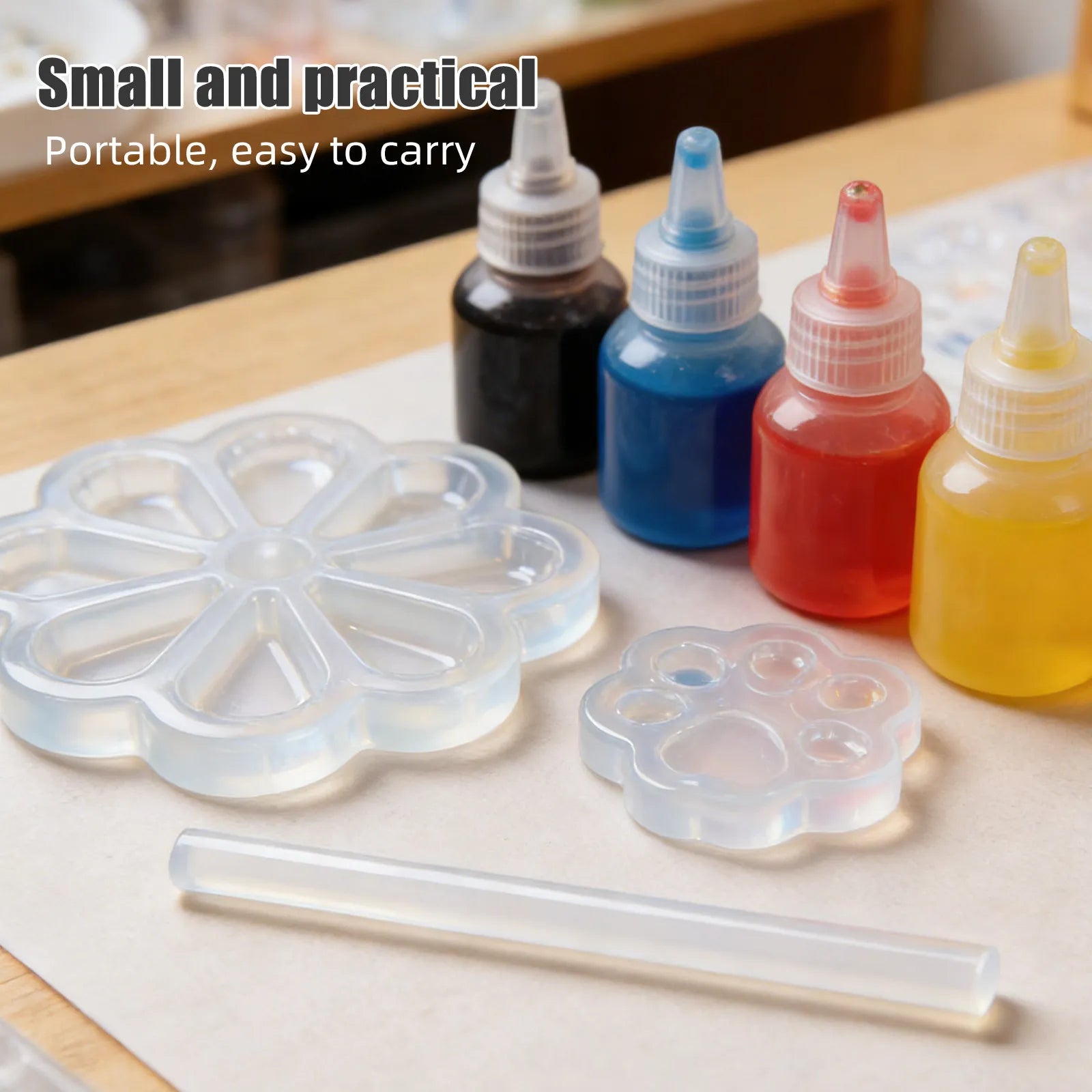 50Pcs Hot Melt Adhesive Glue Sticks High Strength Transparent Mini Size Fast Melting Thermal Glue Sticks for Crafts DIY Repairs