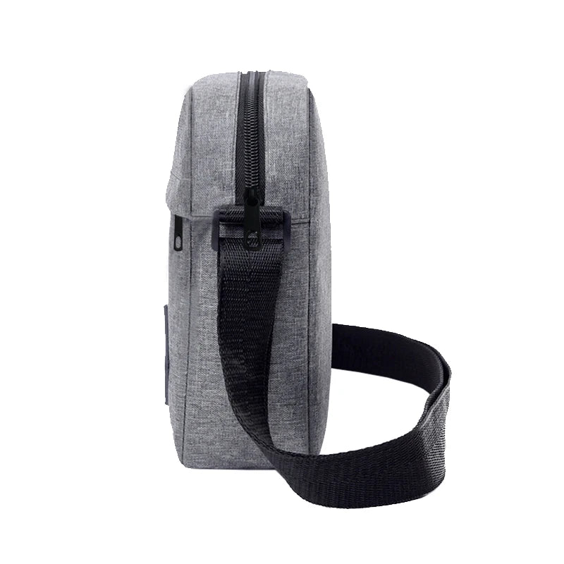 Everyday Versatile Oxford Shoulder Bag Trendy Compact Crossbody, Comfort Strap for Men’s All Casual Daily Occasions