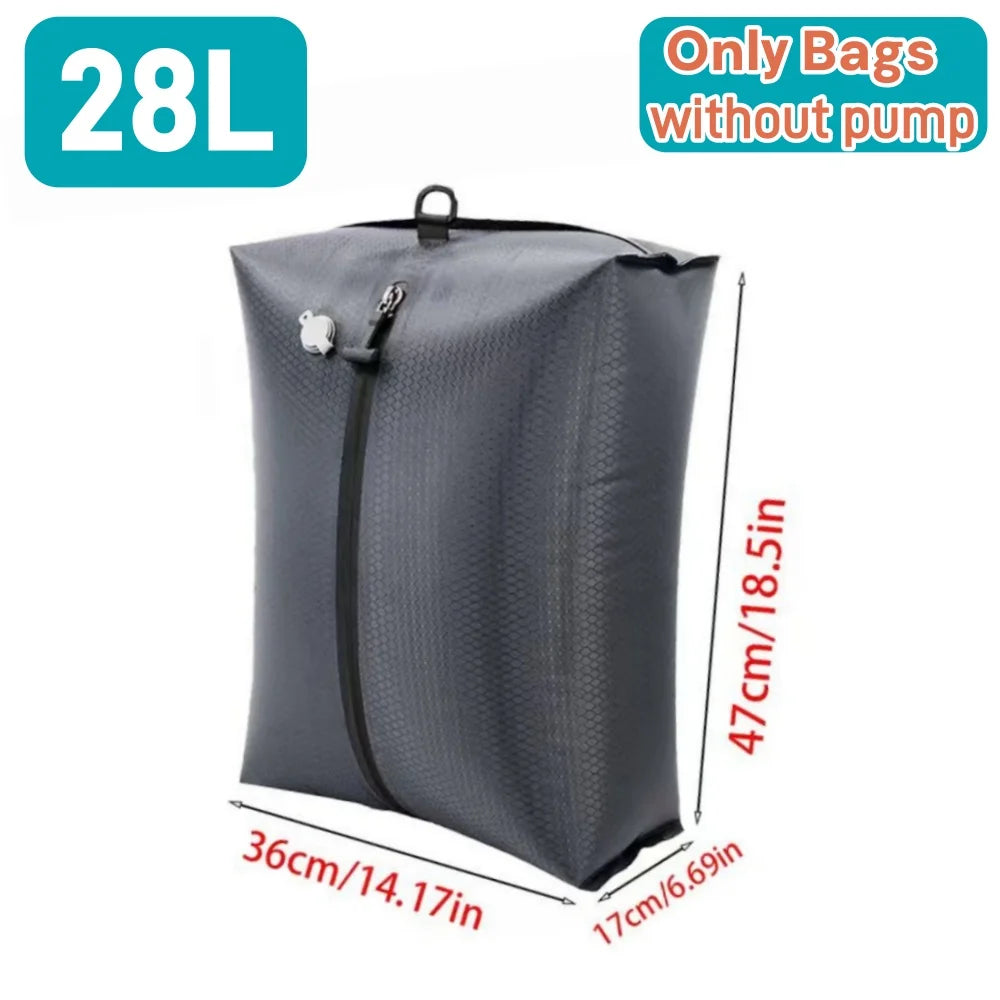 Travel Essentials Vacuum Storage Bags Luggage Packing Bag Compression Bag with Air Pump Clothes Organizer Packaging Cubes