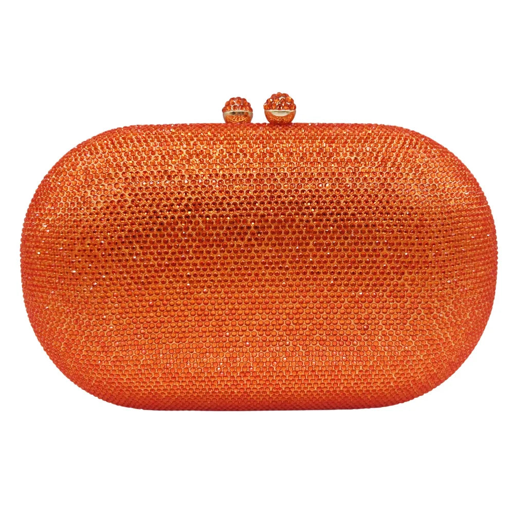 Elegant Women's Rhinestone Evening Bag, Sparkling Crystal Clutch Perfect for Wedding Banquet Party and Formal Dress Occasions