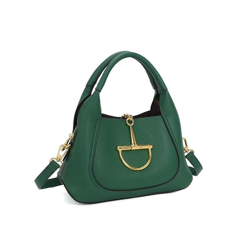 Stylish Solid Color Designer Diaper Bag Women Luxury Leather Tote Large Capacity Elegant Crossbody Handbag For Simple Chic