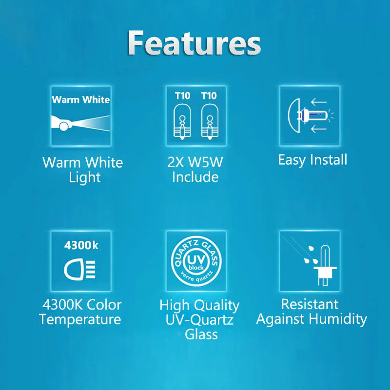 Philips Crystal Vision H1 H11 HB3 HB4 9005 9006 12V CV 4300K Bright White Car Halogen Head Light Auto Lamp (Twin)