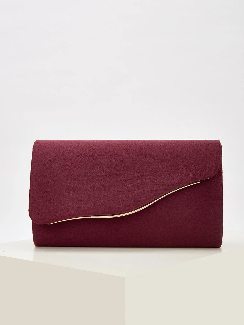 Women's Fashionable Velvet Clutch Bag, Evening Bag, Envelope Bag, Flap Bag, Makeup Bag, Wallet, Business Commuter Bag, Portable Crossbody Bag, Detachable Shoulder Strap, Evening Dress Matching Clutch Bag, Prom, Wedding Season