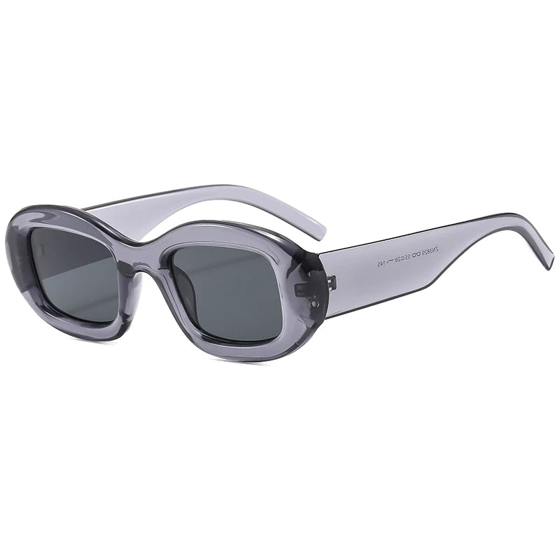 Hiking New Elliptical Retro Fashion Anti Light Glasses Women Thick Frame Glasses Premium INS Eyewear Sunscreen Trendy Eyeglasses