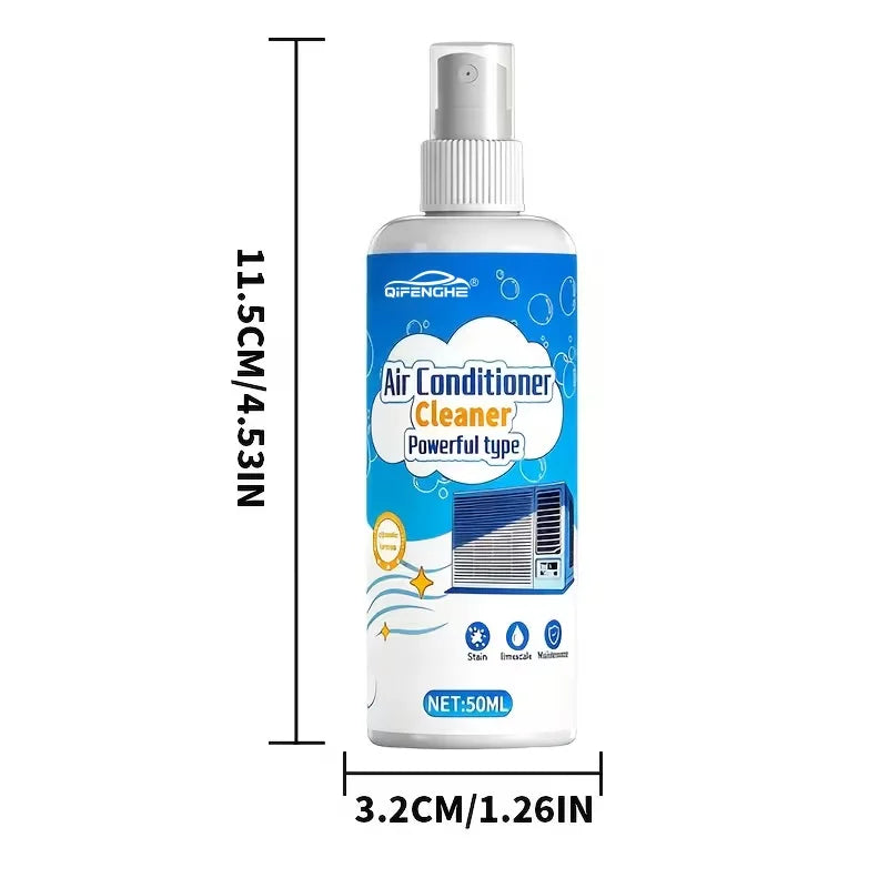 Air Conditioner Foam Cleaner 100ml, Deep Clean & Remove Odor, Stain & Limescale for Indoor & Outdoor AC Units