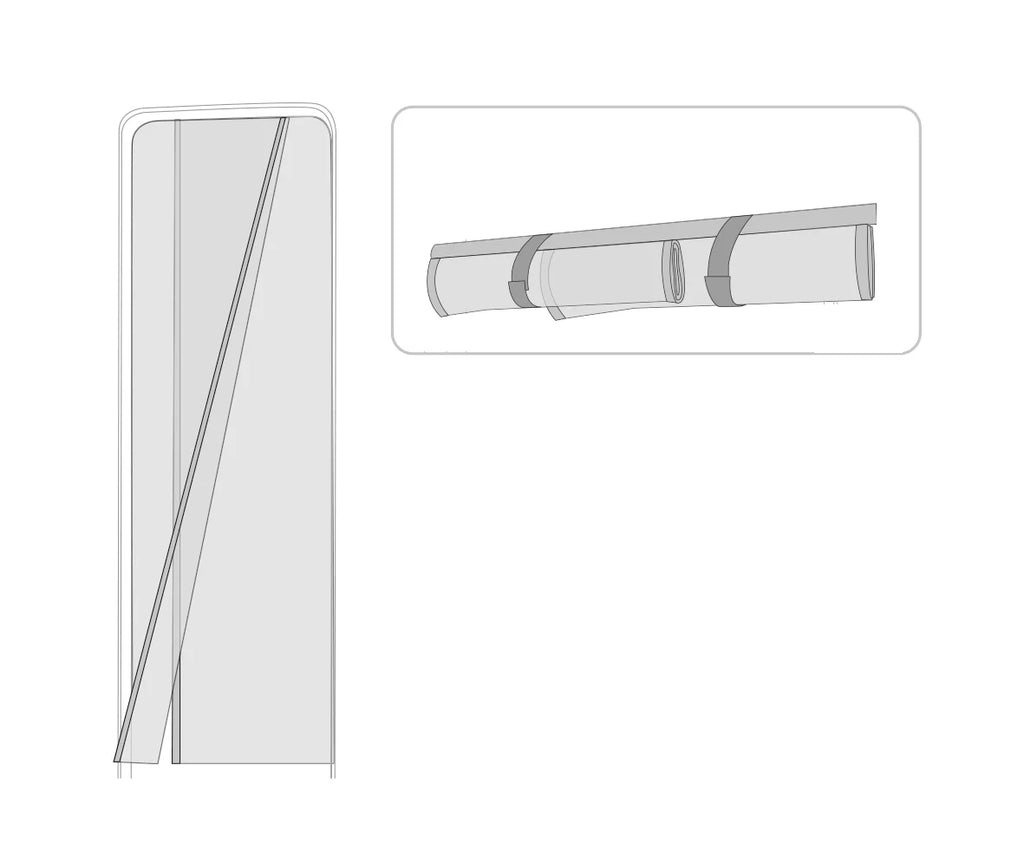 RV Entrance Entry Door Mosquito Insect Bugs Net Privacy Curtain Caravan Magnetic Screen Door Mesh Camping Accessories for Fiamma