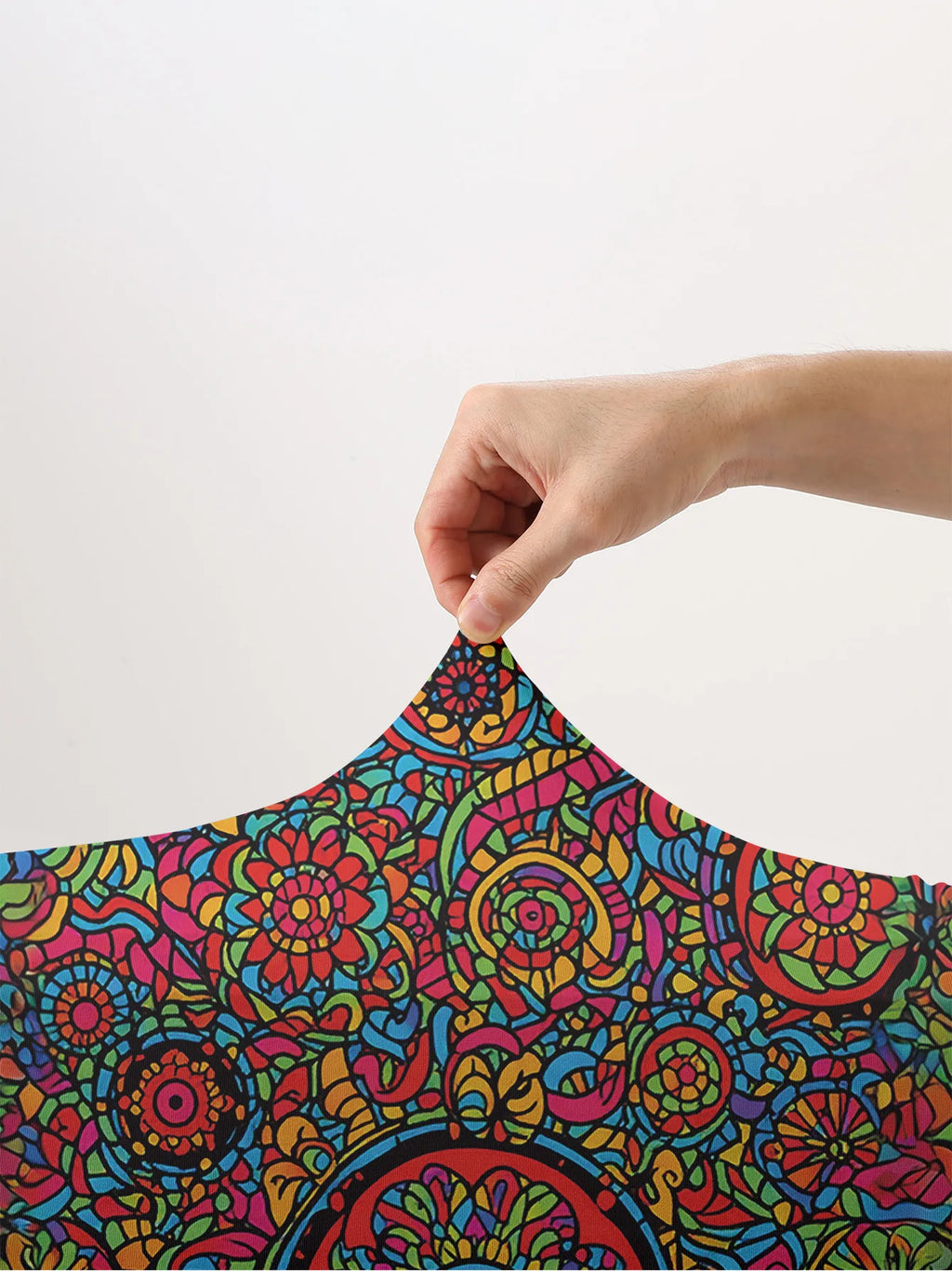 Colorful Mandala Pattern Full Print Luggage Cover, Suitable for 18-32 Inch Luggage Cover, Luggage Handle Glove, Travel Accessori